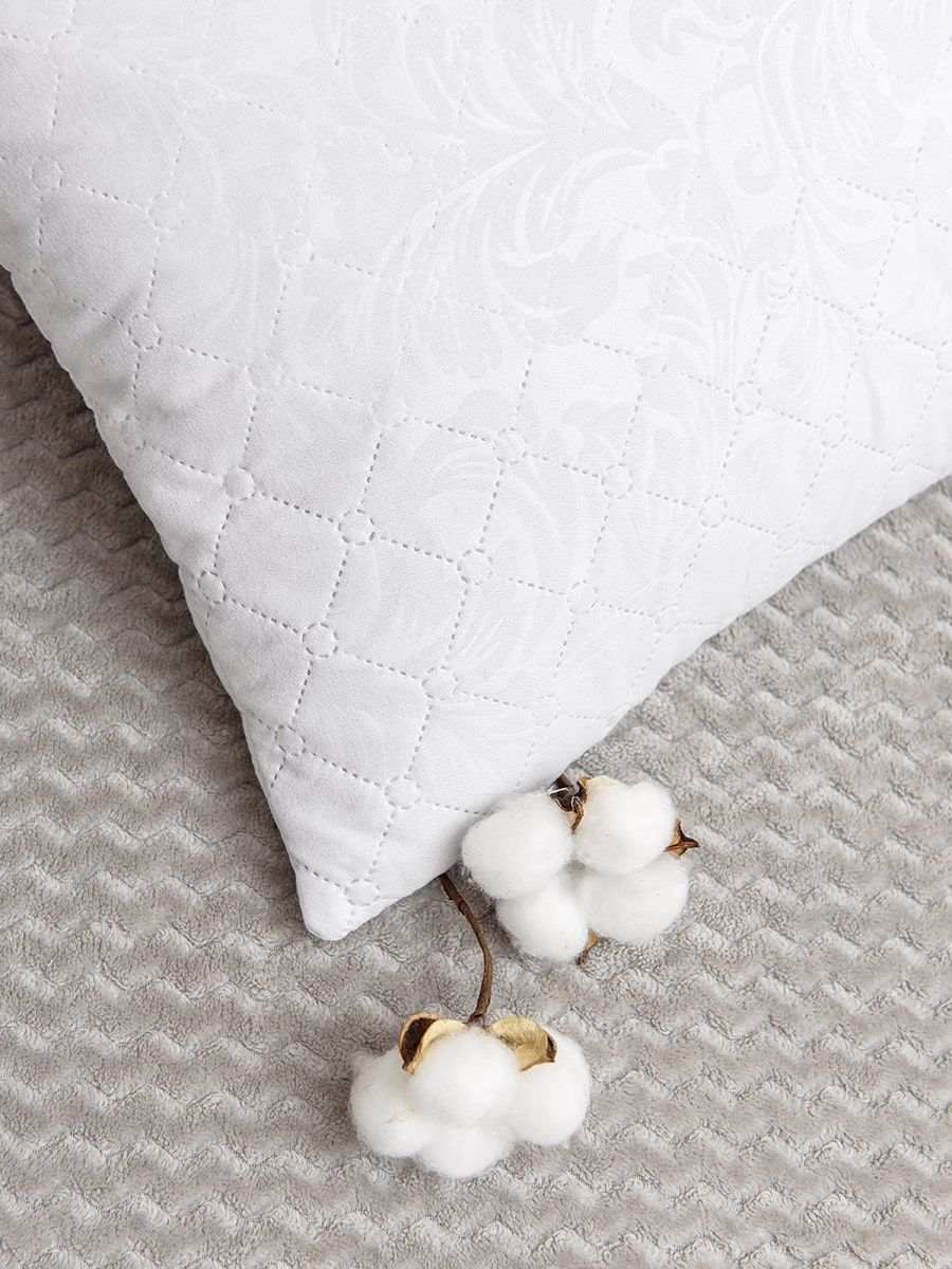 снимок Подушка "Сила природы" с лузгой гречихи полиэстер от магазина BIO-TEXTILES ОПТ