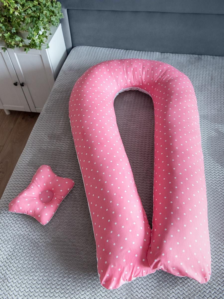 снимок Подушка для беременных "U Комфорт» + подушка «Малютка" от магазина BIO-TEXTILES ОПТ