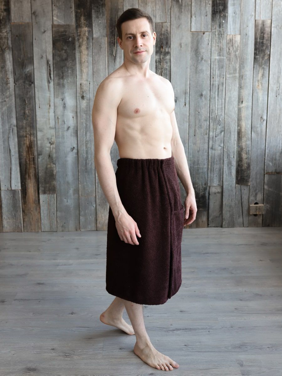 снимок Килт махровый шоколад (заказ от 20шт.) от магазина BIO-TEXTILES ОПТ