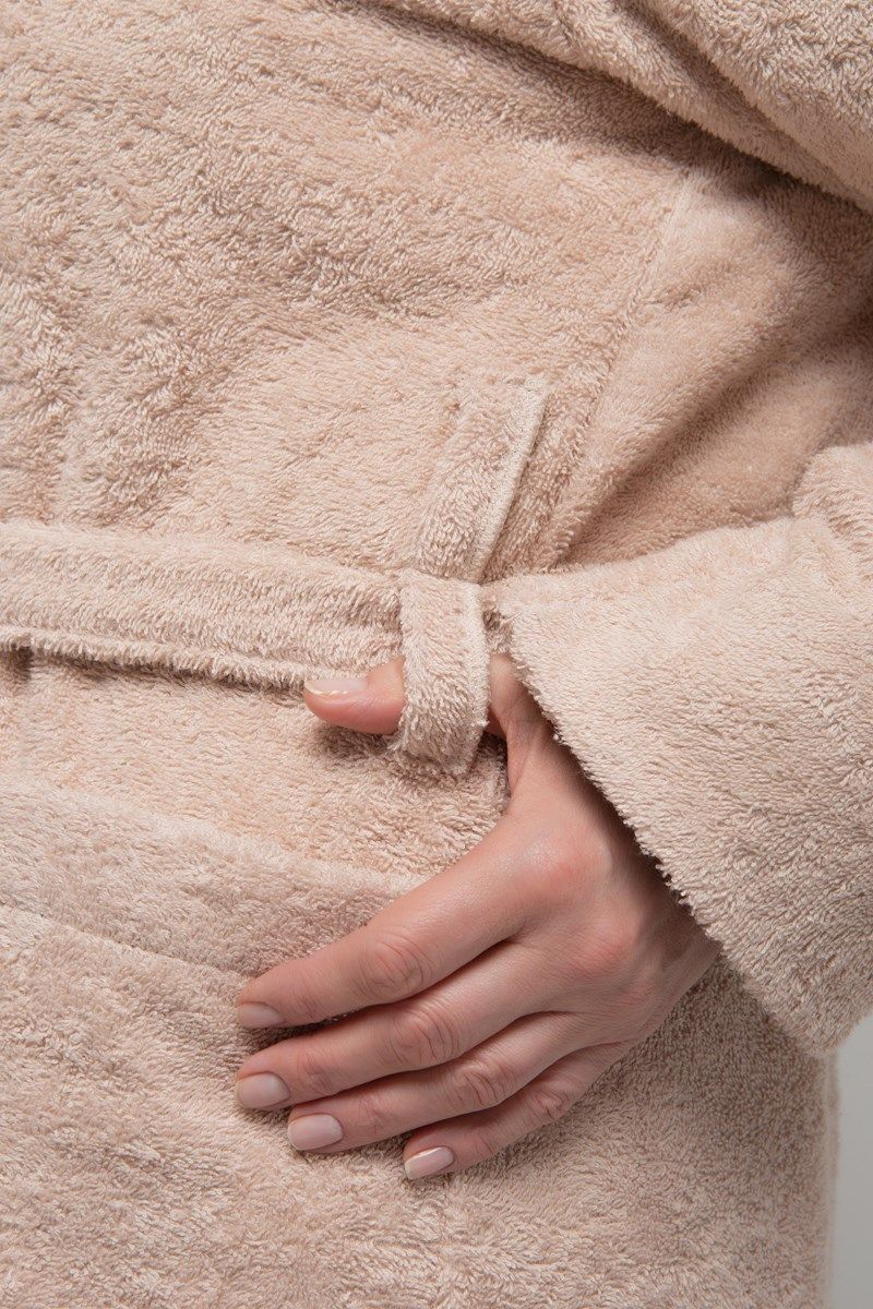 снимок Халат махровый бежевый 60-62, 64-66 от магазина BIO-TEXTILES ОПТ