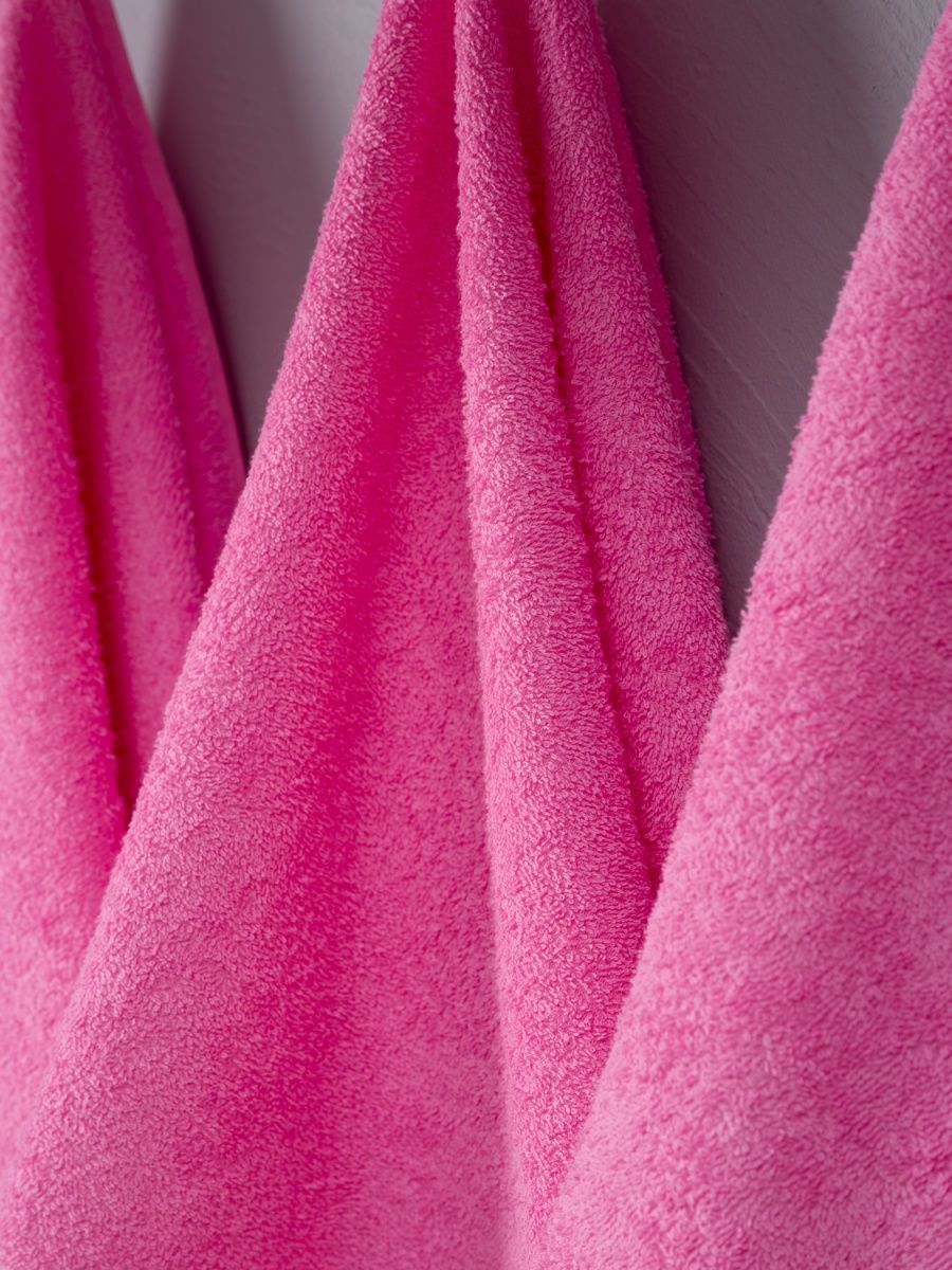 снимок Набор махровых полотенец 3 шт (40*70) розовый от магазина BIO-TEXTILES ОПТ